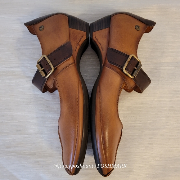 new!PIKOLINOS fine quality Mary Jane buckle leather Gadia timeless heirloom - Picture 8 of 16